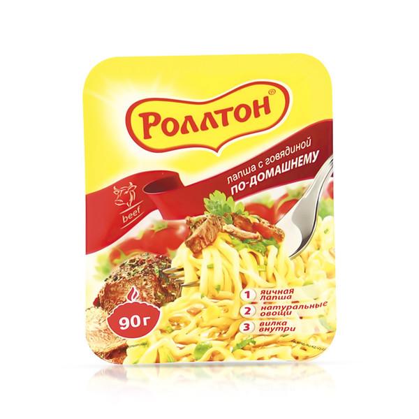 Лапша б/п Роллтон 90гр говядина лоток купить с доставкой на дом в г ...