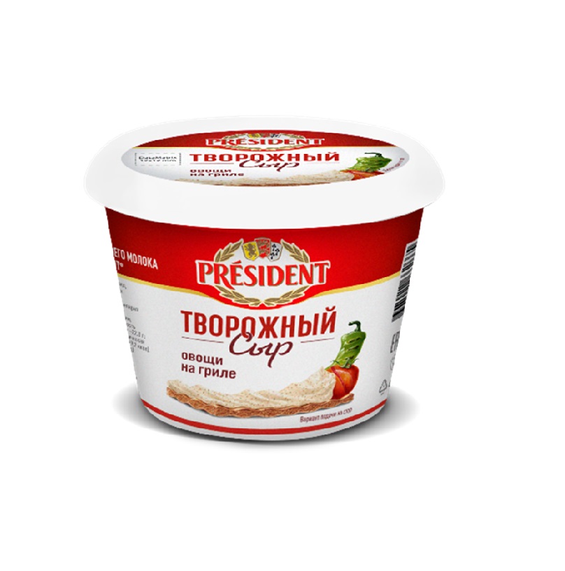 Сыр твор/й President 140г Овощ...